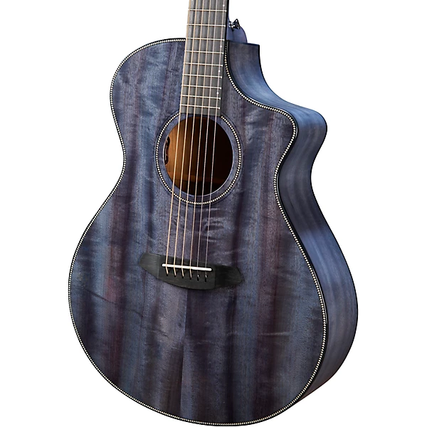 Breedlove Oregon Concert Myrtlewood Cutaway Acoustic Electric Guitar Level 2 Stormy Night
