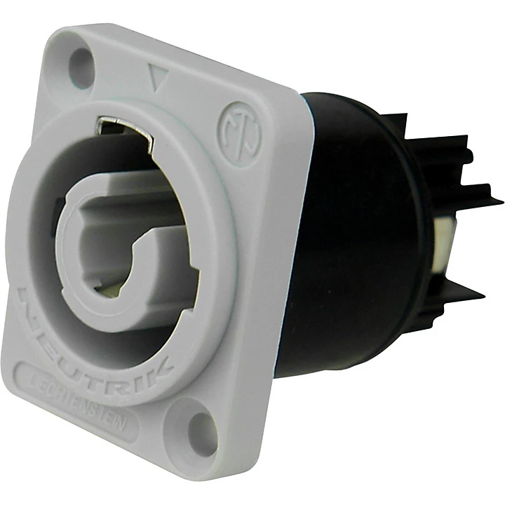 Neutrik PowerCON Power Out Gray Panel Mt