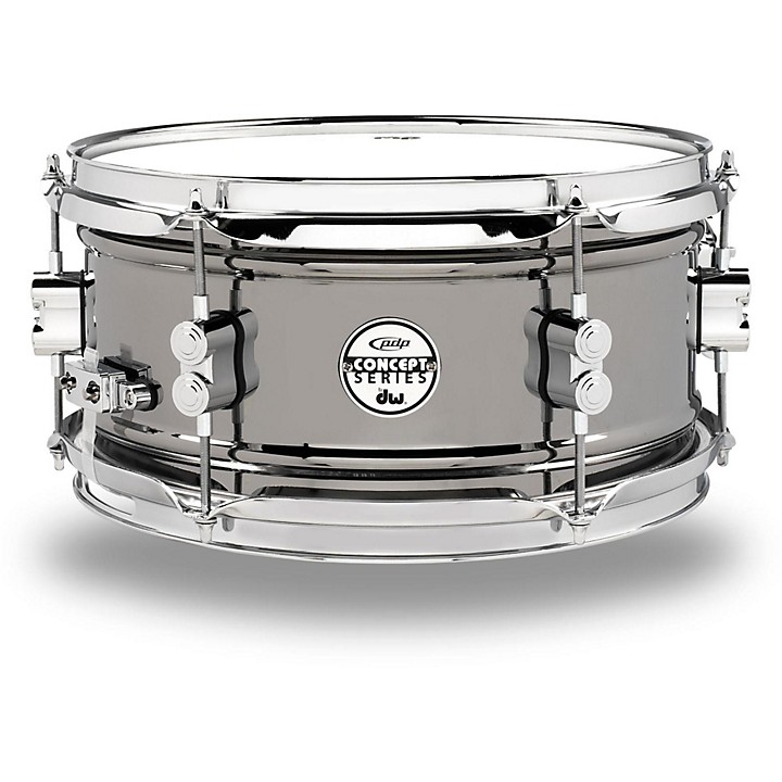 PDP by DW Concept Series Black Nickel Over Steel Snare Drum 12x6 Inch