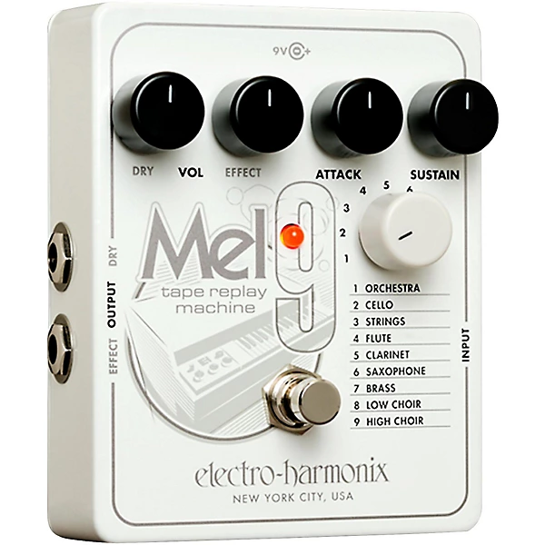 Electro Harmonix MEL9 Tape Replay Machine Guitar Effects Pedal Level 1 J37051004000000.gc