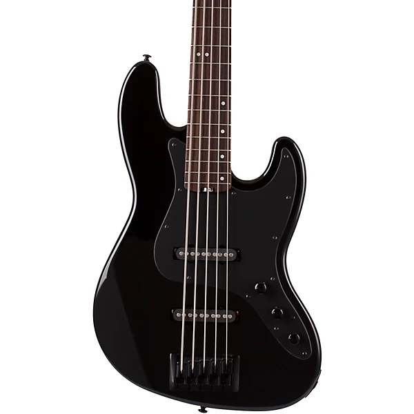 J 5 Rosewood Fingerboard 5 String Bass Gloss Black