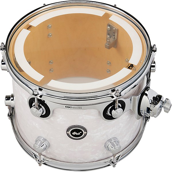 DW DWe Wireless Acoustic/Electronic Convertible Tom with STM 12 x 9 in. Finish Ply White Marine Pearl