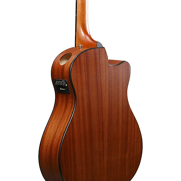 Ibanez AAM50LCE Left Handed Advanced Auditorium Acoustic Electric Guitar Light Brown Sunburst