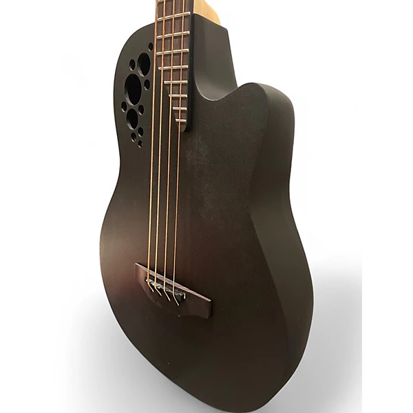 Ovation Used Ovation B778TX Elite Black Acoustic Bass Guitar.gc
