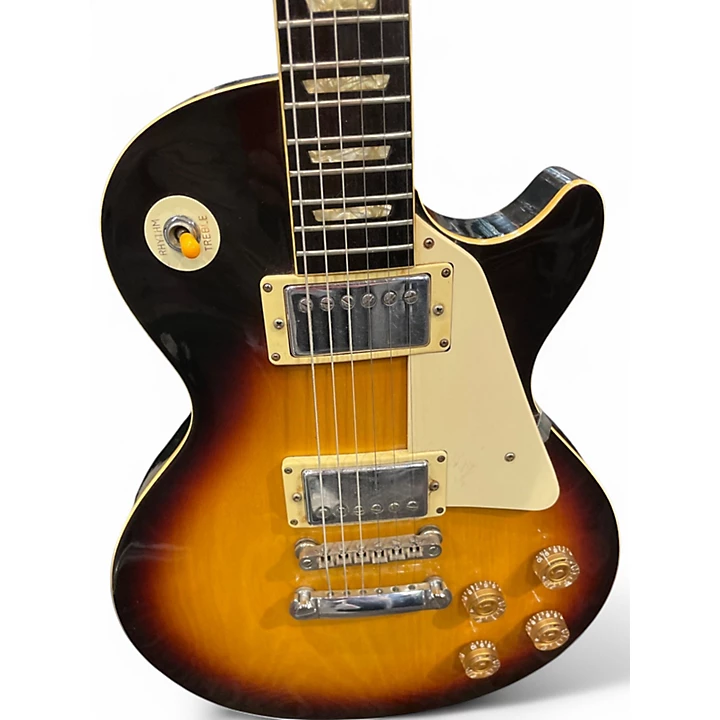 Used Lotus L570 3 Tone Sunburst Solid Body Electric Guitar