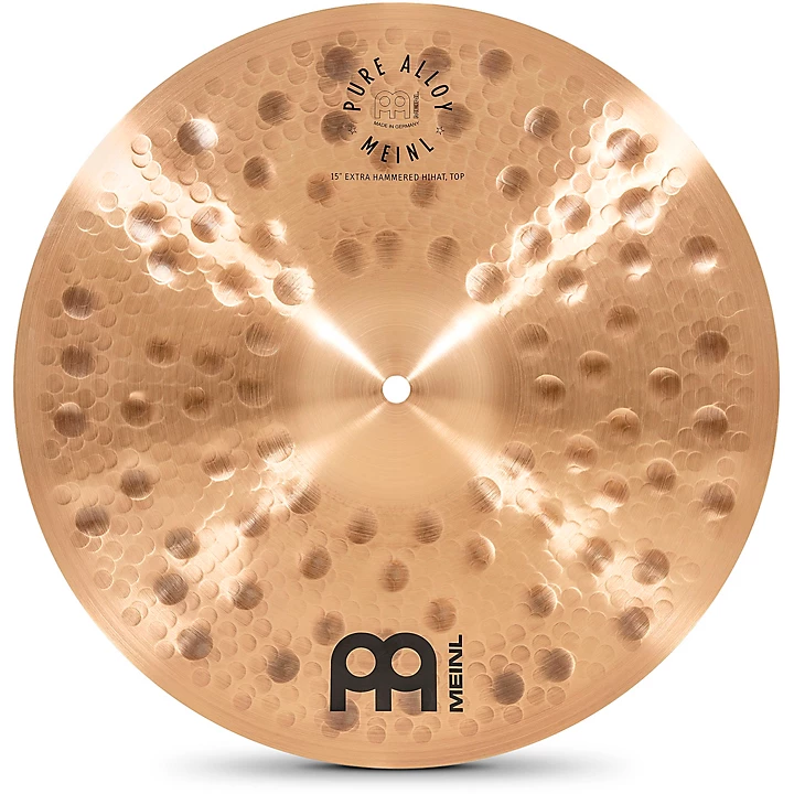 MEINL Pure Alloy Extra Hammered Hi Hat Pair 15 in.