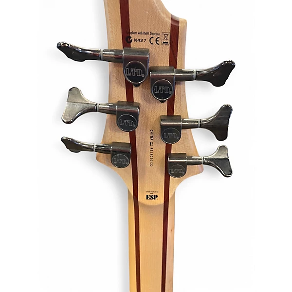 Used ESP B206 Natural Electric Bass Guitar