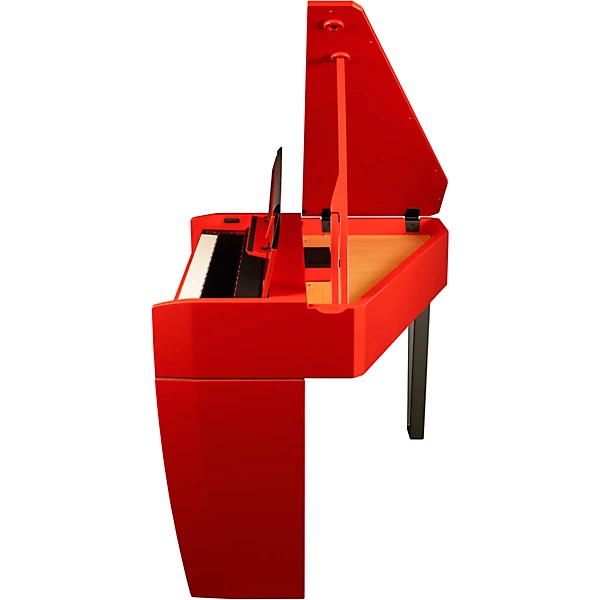 VIVO H10MG Digital Mini Grand Piano Polished Dark Red