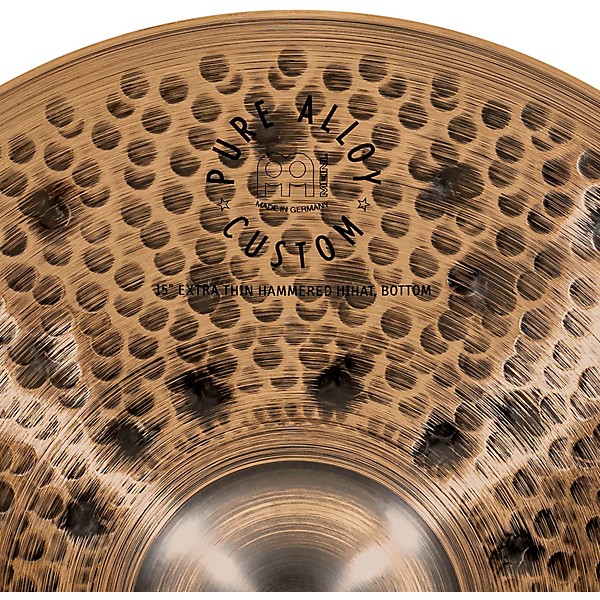 MEINL Pure Alloy Custom Extra Thin HiHat Cymbals Pair 15 in.