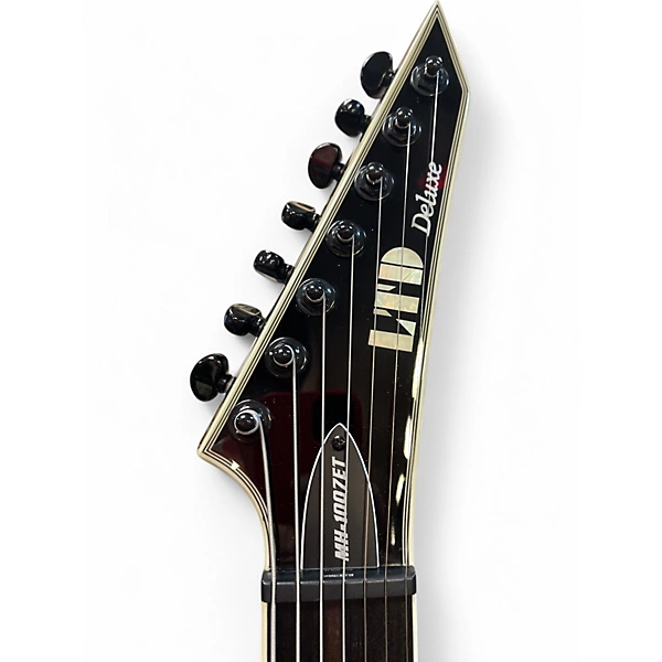Used ESP LTD MH1007ET Black Solid Body Electric Guitar
