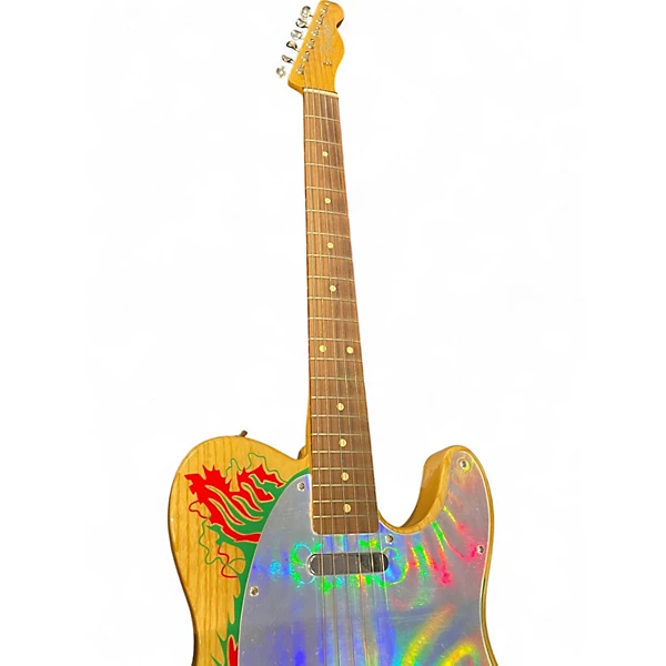 Used Fender Jimmy Page Telecaster Electric Natural Solid Body Electric Guitar