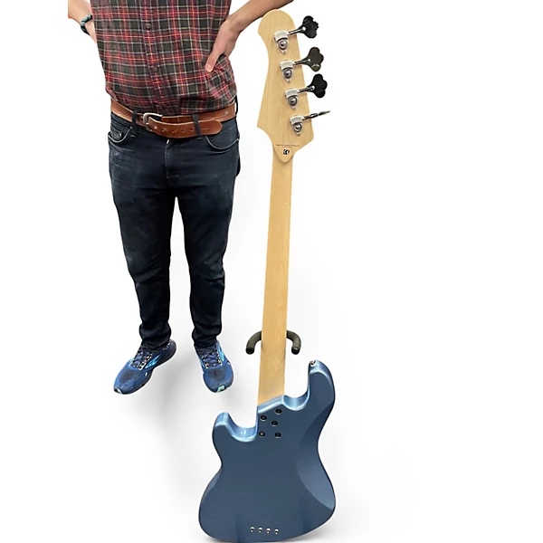 Lakland Used Lakland DJ4 Darryl Jones Skyline Lake Placid Blue Electric Bass Guitar.gc