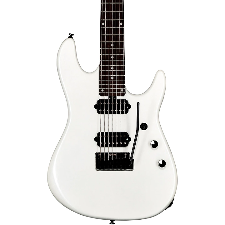 Sterling by Music Man Jason Richardson Cutlass 7 String Electric Guitar Pearl White