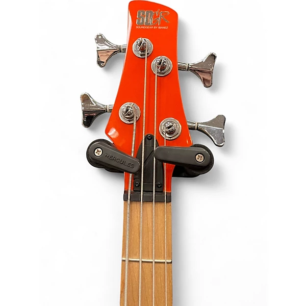 Used Ibanez SRMD200 Metallic Orange Electric Bass Guitar