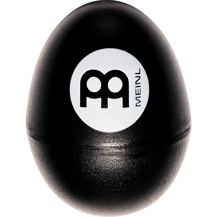 Plastic Egg Shaker Black