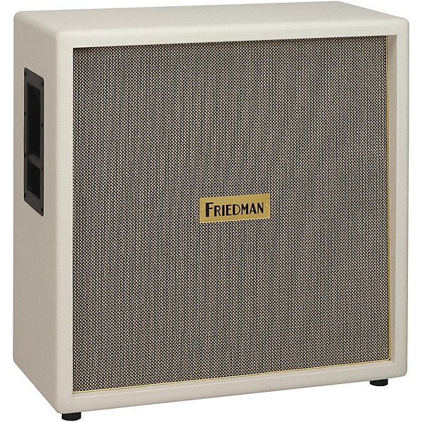 Friedman White Tolex Vintage 4x12 Guitar Speaker Cab White Tolex