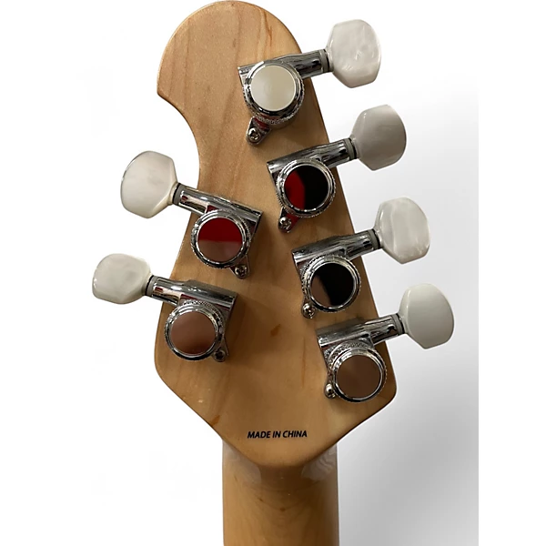 Used Sterling by Music Man JP150FM  SATIN ROYAL RED Solid Body Electric Guitar