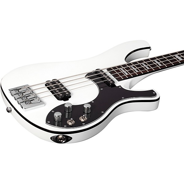 Schecter Guitar Research Stargazer 4 Electric Bass Guitar Gloss White