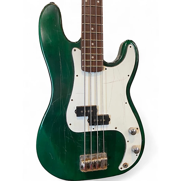 Used Jay Turser P Style Green Electric Bass Guitar