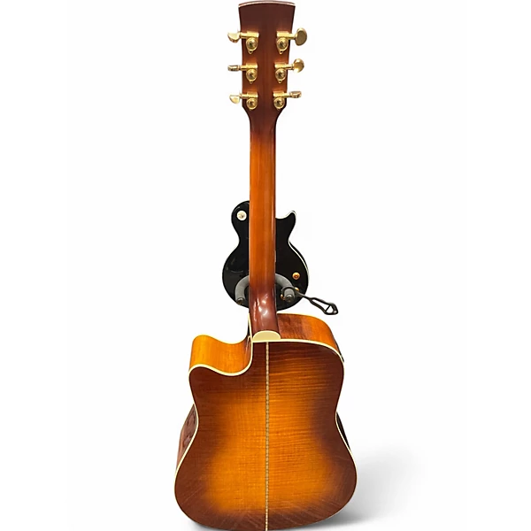 Used Ibanez aw200ce Sunburst Acoustic Electric Guitar