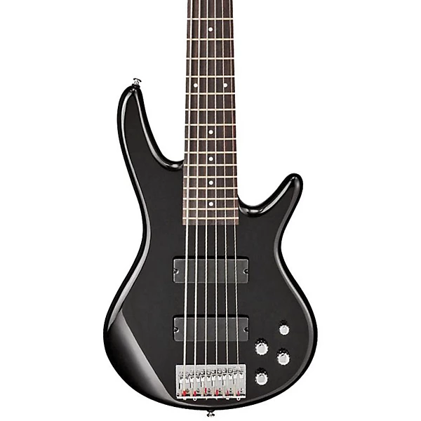 Gio GSR206 6 String Bass Guitar Black