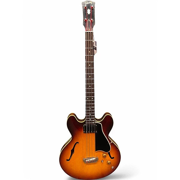 Vintage 1958 Gibson  EB 2 Sunburst Electric Bass Guitar