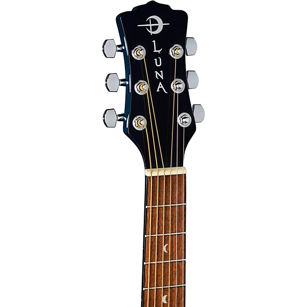Luna Safari Starry Night 3/4 Size Travel Acoustic Guitar