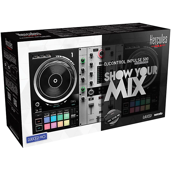 Hercules DJ Control Inpulse 500 Limited Edition Silver
