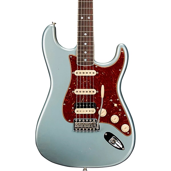 Fender Custom Shop Limited Edition '67 Stratocaster HSS Journeyman Relic Electric Guitar Faded Aged Blue Ice Metallic