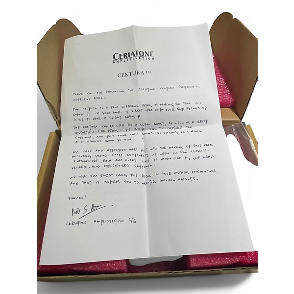 Ceriatone Used Ceriatone CENTURA Effect Pedal