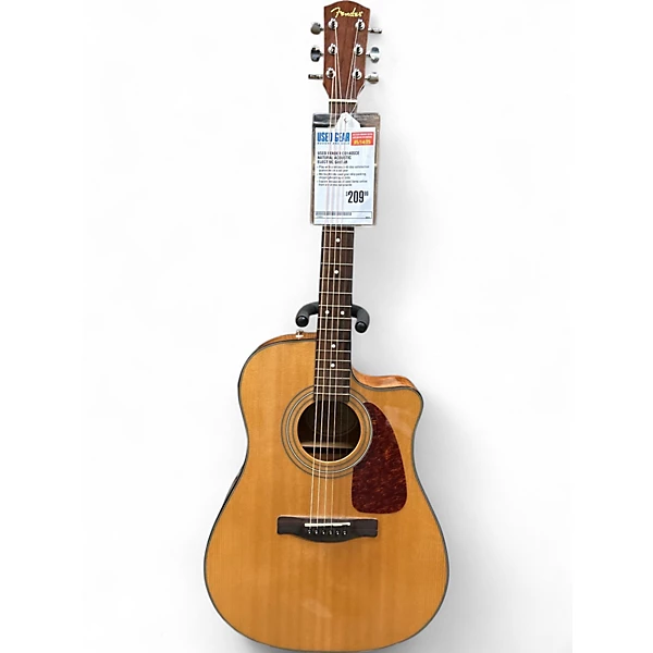 Used Fender CD140SCE Natural Acoustic Electric Guitar