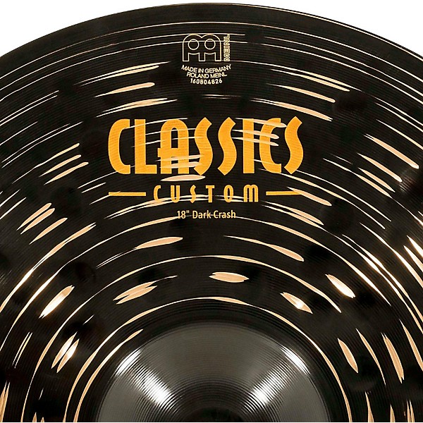 MEINL Classics Custom Dark Crash Cymbal 18 in.