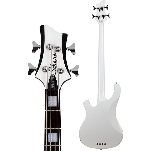 Schecter Guitar Research Stargazer 4 Electric Bass Guitar Gloss White