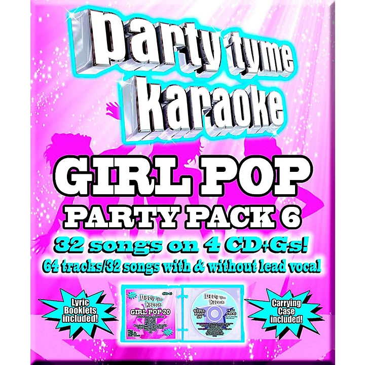 Party Tyme Karaoke Girl Pop Party Pack 6
