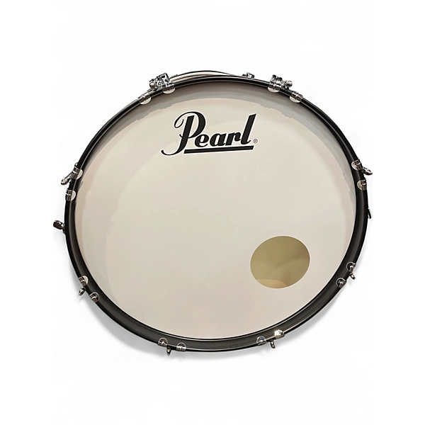 Pearl Used Pearl 5 Piece ROADSHOW Silver Drum Kit.gc