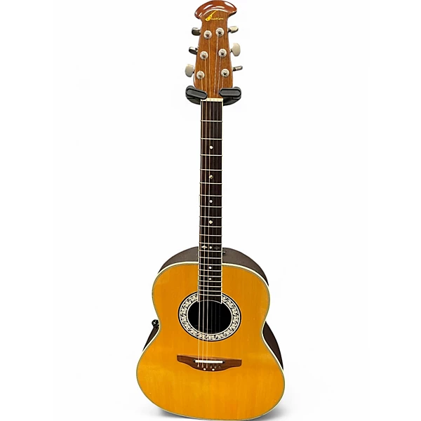 Vintage 1979 Ovation 1517 natural Acoustic Electric Guitar