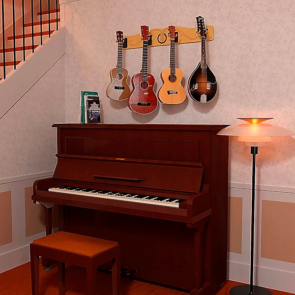 Pro File Wall Mounted Ukulele Mandolin Hanger