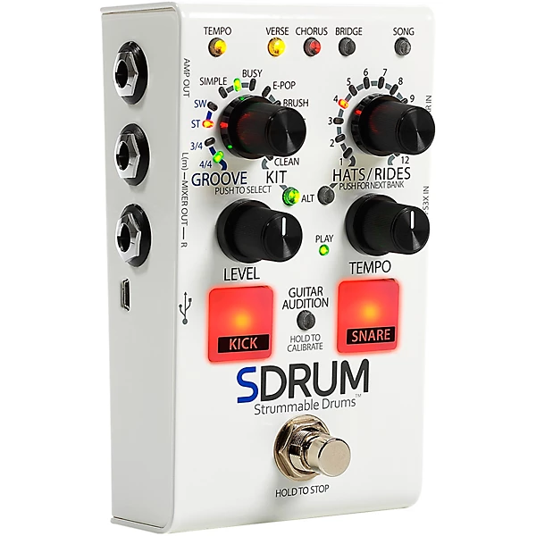 DigiTech SDRUM Auto Drummer Pedal with BeatScratch Pads