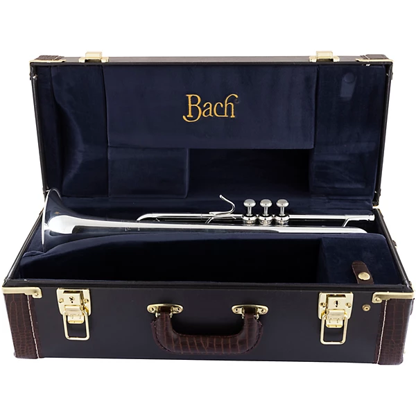 180 Stradivarius 43 Bell Series Professional Bb Trumpet with Reverse Leadpipe Silver plated Yellow Brass Bell