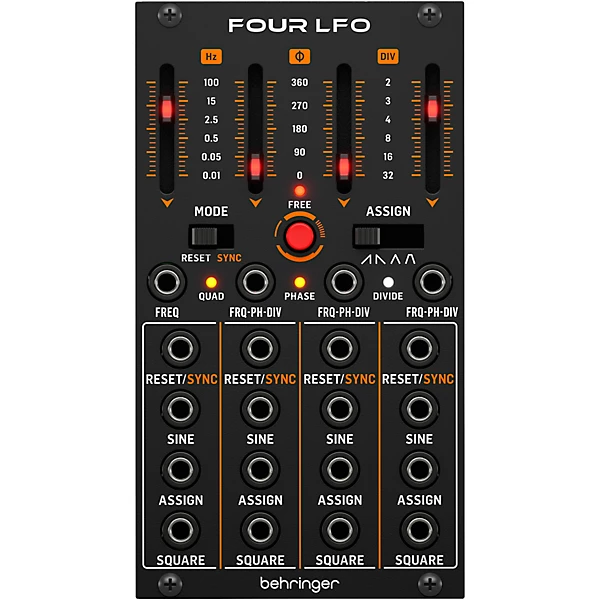 Four LFO 4 channel LFO Eurorack Module