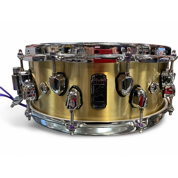 Mapex Used Mapex 55X14 Black Panther Metallion Brass Drum.gc