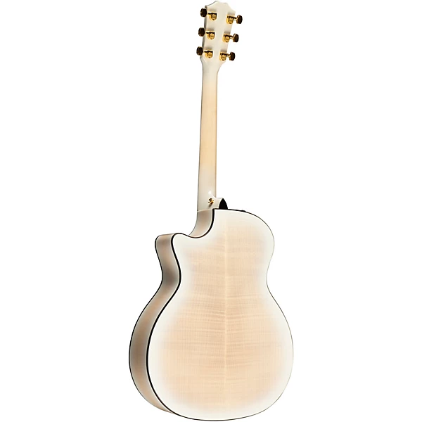 Taylor 614ce Limited Edition 50th Anniversary Grand Auditorium Acoustic Electric Guitar Trans White Edgeburst