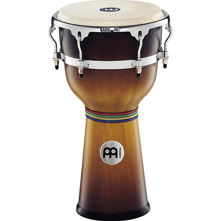 MEINL Floatune Wood Djembe Gold Amber Sunburst 12 In