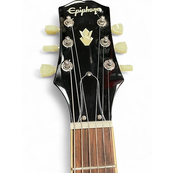 Used Epiphone ES335 Figured Limited Edition Raspberry Burst Hollow Body Electric Guitar