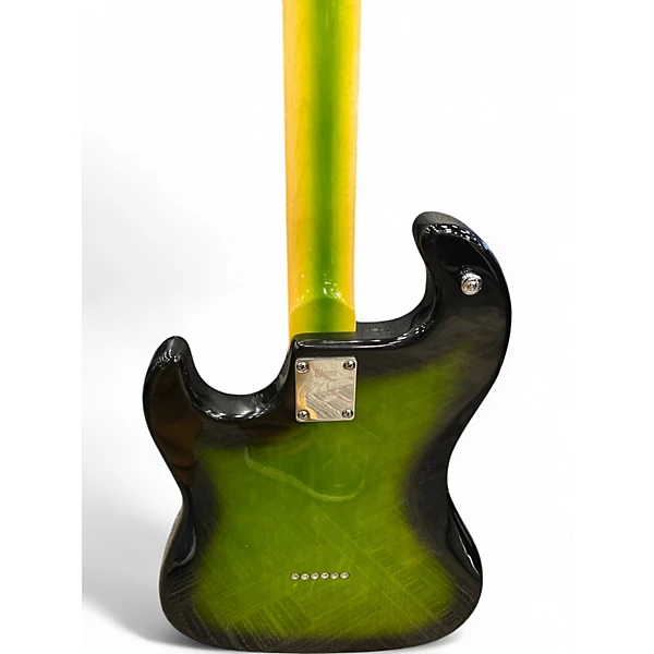 Used 2009 Burns DOUBLE SIX HANDMADE GREEN BURST Solid Body Electric Guitar