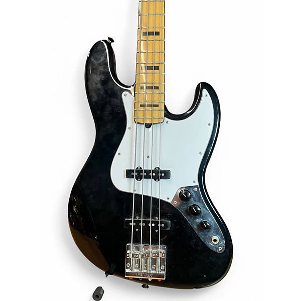 Used 1999 Fender Geddy Lee Signature Jazz Bass Black Electric Bass Guitar