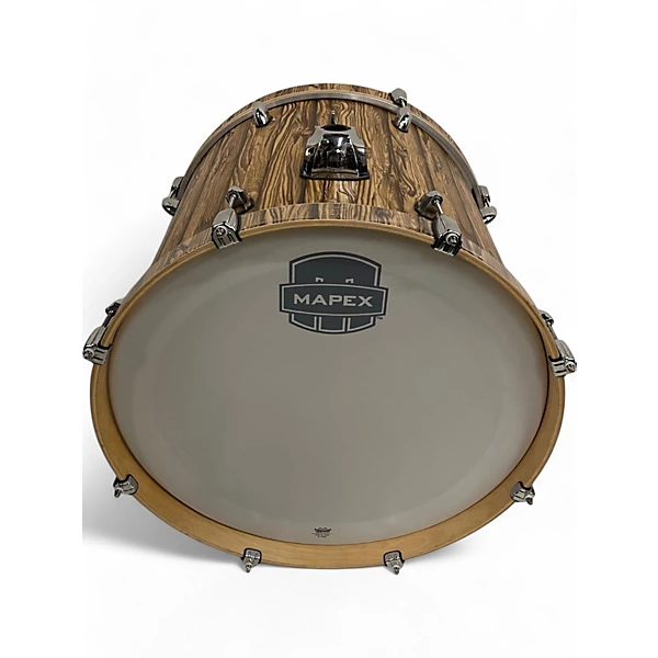 Mapex Used Mapex 4 Piece Limited Edition Mars Series 5 Piece Crossover Shell Pack NATURAL Drum Kit.gc