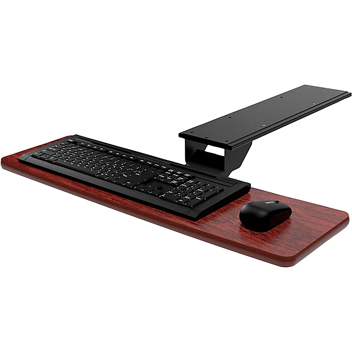 Presto Computer Keyboard Shelf Only Mahogany