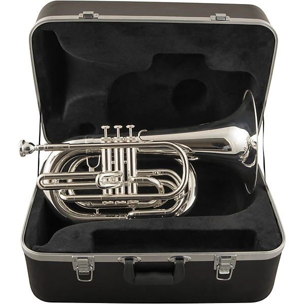 KMB411 Performance Series Small Shank Marching Baritone Silver plated