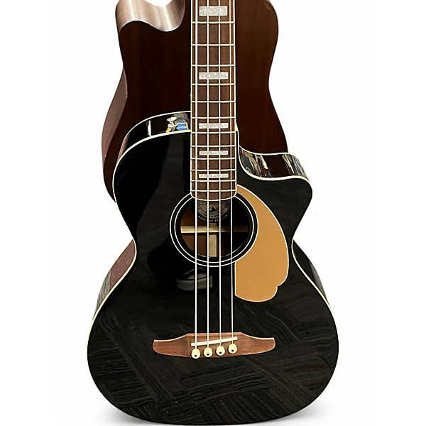 Fender Used Fender Kingman Acoustic Electric Bass BLACK Acoustic Bass Guitar